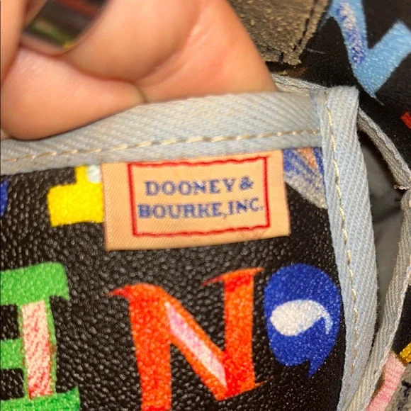 Dooney & Bourke Retro Graffica Tassel Satchel - Picture 12 of 14